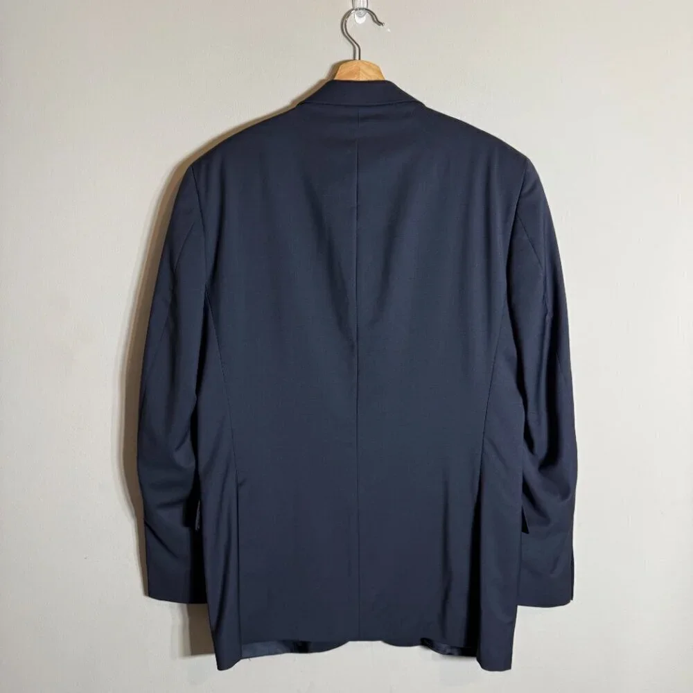 Joseph Abboud Wool Sport Coat Dinner Jacket Blazer Men's 40L Navy Blue